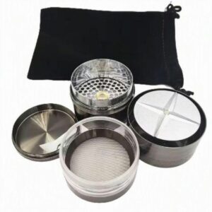 grinder premium sans-dents tamis pure option cbd